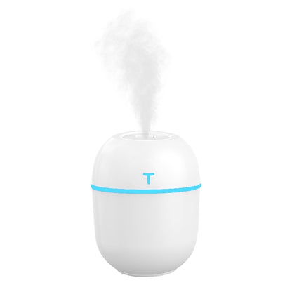 Colorful Cool Mini Humidifier, USB Personal Desktop Humidifier for Car, Office Room, Bedroom,Etc. Auto Shut-Off, 2 Mist Modes, Super Quiet. (White)