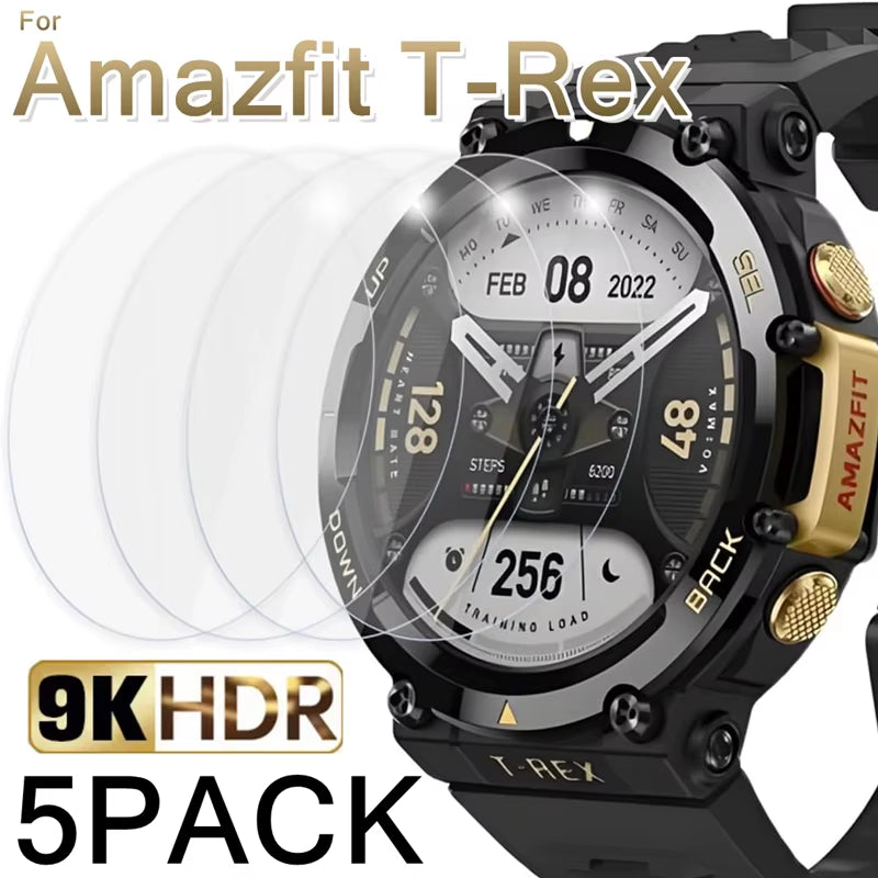 1-5Pcs Tempered Glass for Amazfit T Rex Pro T-Rex 2 3 Screen Protector Protective Film for Huami Amazfit T-Rex3 T-Rexpro T-Rex2